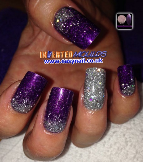 silver-and-purple-nails-95_7 Argint și unghii violet