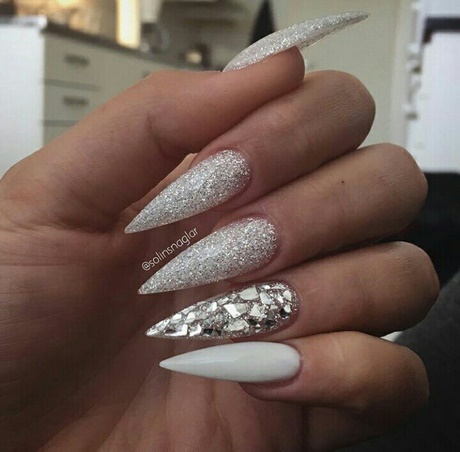 silver-pointy-nails-21_19 Argint cuie ascuțite