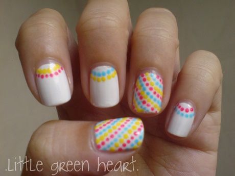 simple-cute-nail-designs-for-short-nails-easy-93_19 Modele simple de unghii drăguțe pentru unghiile scurte Ușor