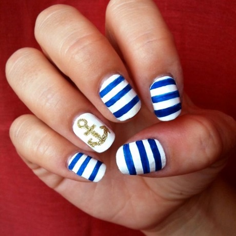 simple-cute-nail-designs-for-short-nails-easy-93_3 Modele simple de unghii drăguțe pentru unghiile scurte Ușor