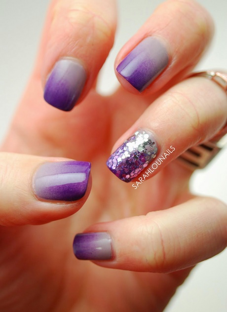 simple-purple-nail-art-designs-76_19 Modele simple de unghii violet