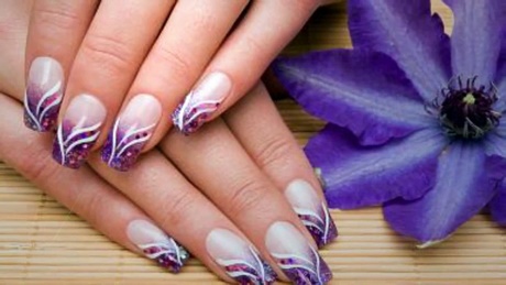 simple-purple-nail-art-designs-76_5 Modele simple de unghii violet