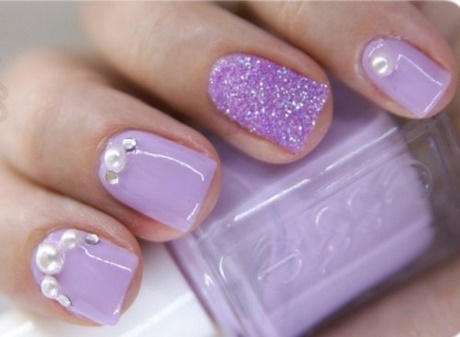 simple-purple-nail-art-designs-76_6 Modele simple de unghii violet