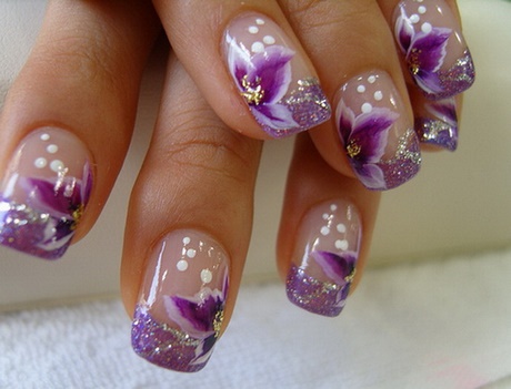 simple-purple-nail-art-69_18 Simplu violet nail art