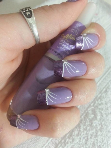 simple-purple-nail-art-69_9 Simplu violet nail art
