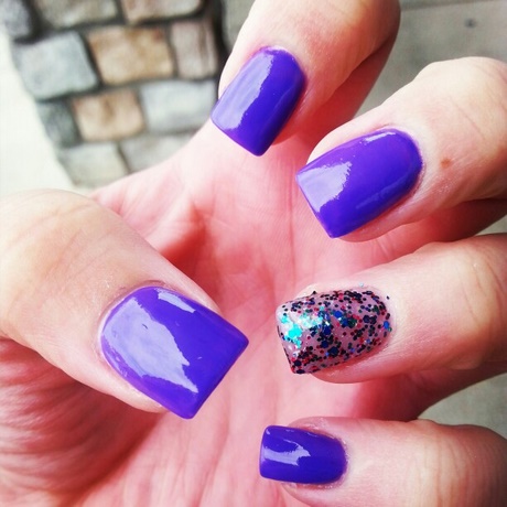 simple-purple-nails-98_4 Unghii simple violet