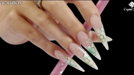 stiletto-gel-nail-designs-31_11 Modele de unghii cu gel Stiletto