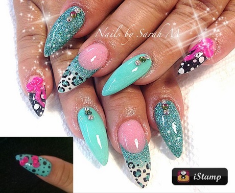 stiletto-nail-art-ideas-05_16 Stiletto nail art Idei