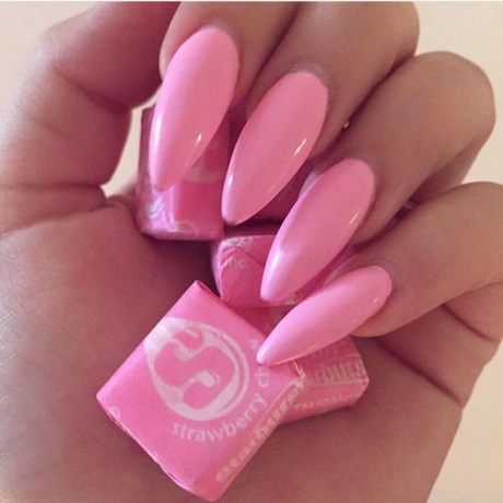 stiletto-nails-pink-78_16 Stiletto Unghii roz