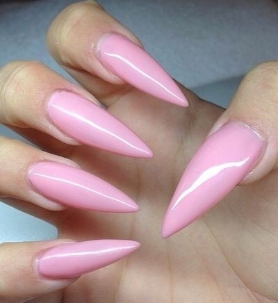 stiletto-nails-pink-78_17 Stiletto Unghii roz