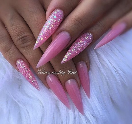stiletto-nails-pink-78_6 Stiletto Unghii roz