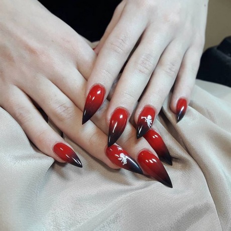 stiletto-nails-red-43_11 Stiletto Cuie roșu