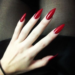 stiletto-nails-red-43_8 Stiletto Cuie roșu