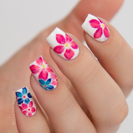 summer-flower-nails-81_12 Unghii de flori de vară