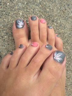 toe-nail-designs-with-flowers-89_8 Toe modele de unghii cu flori