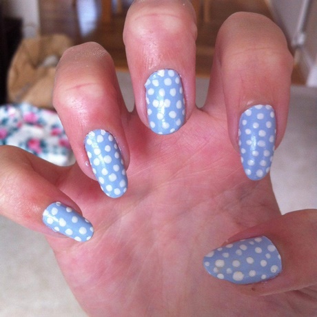 white-and-blue-nails-53_8 Unghiile albe și albastre