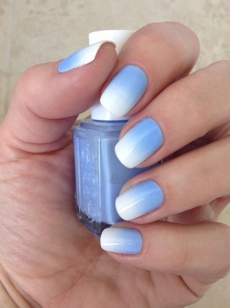 white-and-blue-nails-53_9 Unghiile albe și albastre