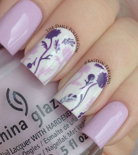 white-and-purple-nails-11_16 Unghiile albe și violete