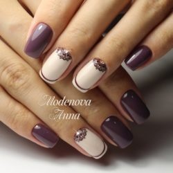 white-and-purple-nails-11_20 Unghiile albe și violete