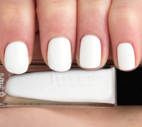 white-nail-polish-manicure-80 Alb lac de unghii manichiura