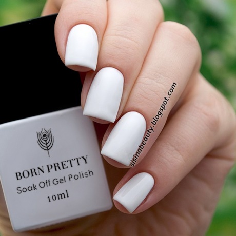white-polish-nails-34_2 Unghii albe poloneze