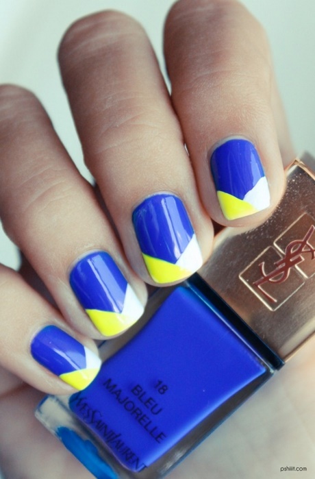 yellow-and-blue-nail-art-86_16 Galben și albastru nail art