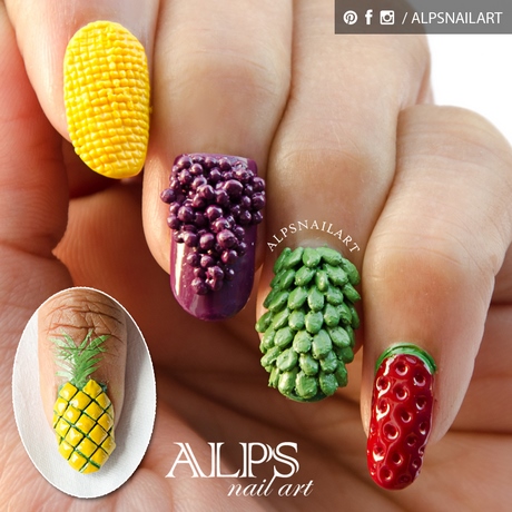 3d-fruit-nail-art-60_10 Arta unghiilor de fructe 3D