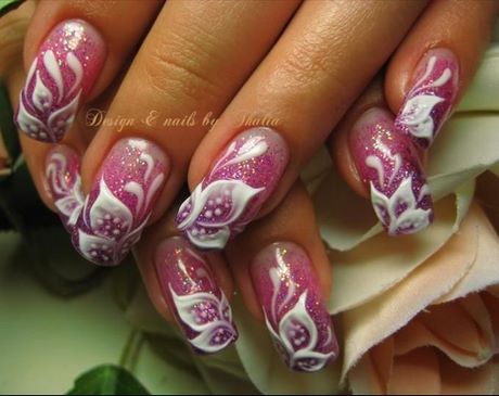 3d-nail-art-designs-flowers-60_9 3D nail art modele flori