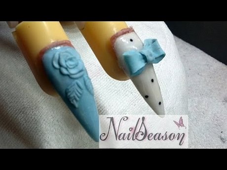 3d-rose-nail-art-82 3D rose nail art