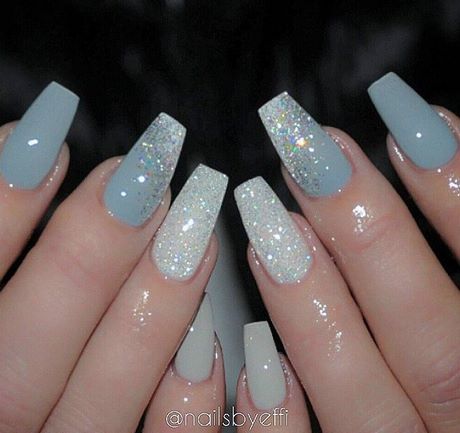 baby-blue-glitter-nails-92_6 Pat albastru sclipici Unghii