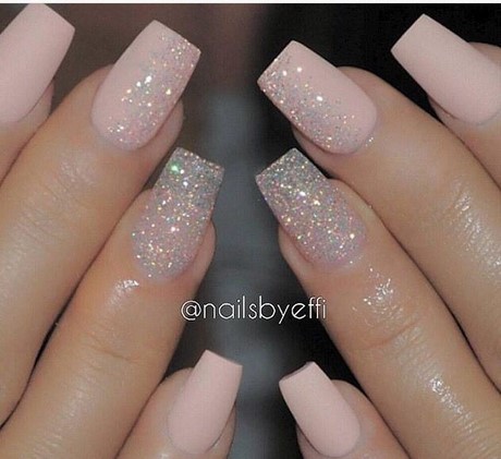 baby-pink-glitter-nails-85_9 Copii roz sclipici Unghii