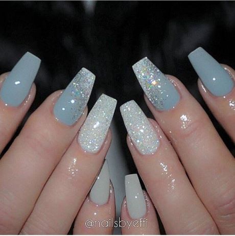 beautiful-glitter-nails-78_11 Unghii frumoase cu sclipici