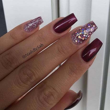black-and-pink-glitter-nails-26_16 Negru și roz unghii sclipici