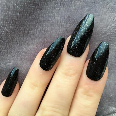 black-glitter-nails-80_11 Unghii cu sclipici negre