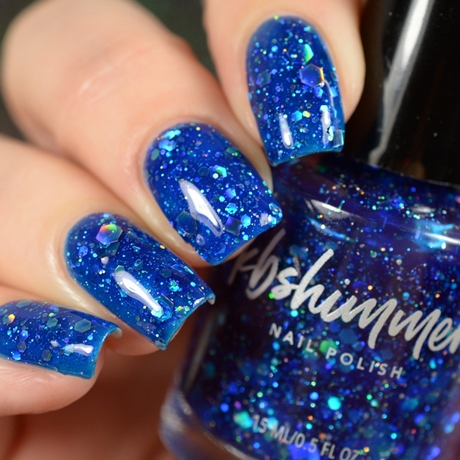 blue-and-glitter-nails-43_8 Unghii albastre și sclipici