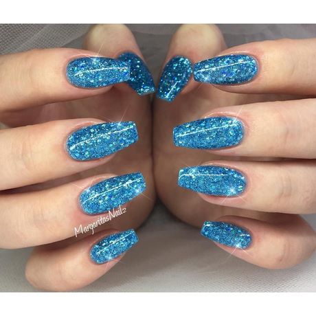 blue-glitter-nail-designs-71_15 Albastru sclipici modele de unghii