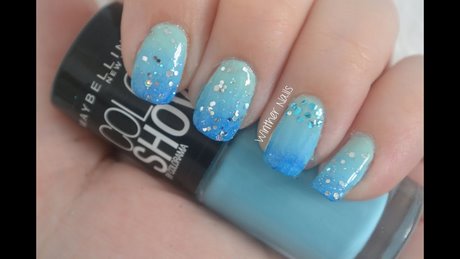 blue-glitter-nail-designs-71_7 Albastru sclipici modele de unghii