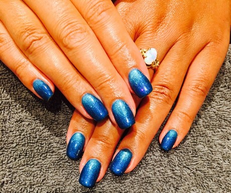 blue-nails-glitter-57_5 Albastru unghii sclipici