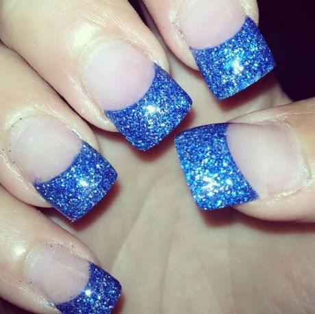 blue-sparkle-acrylic-nails-91_11 Albastru sparkle unghii acrilice