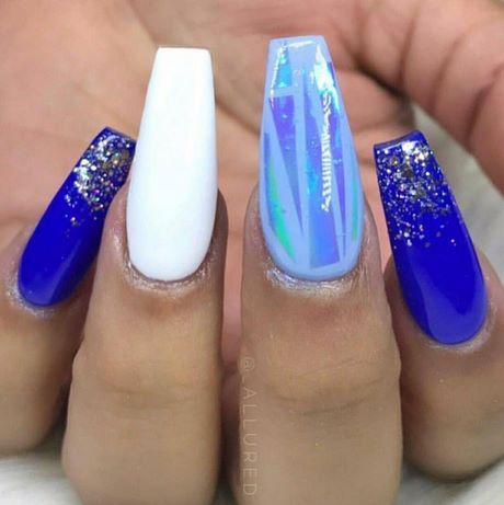 blue-sparkle-acrylic-nails-91_12 Albastru sparkle unghii acrilice