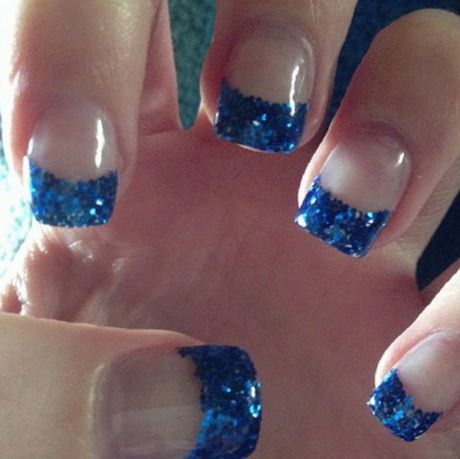 blue-sparkle-acrylic-nails-91_17 Albastru sparkle unghii acrilice