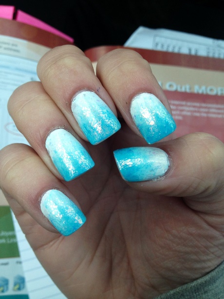blue-sparkle-acrylic-nails-91_19 Albastru sparkle unghii acrilice