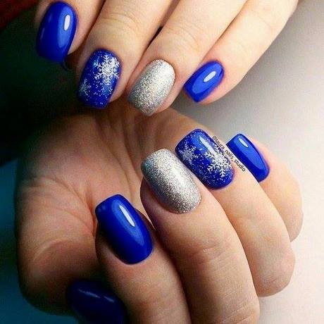 blue-winter-nails-30_11 Unghii albastre de iarnă