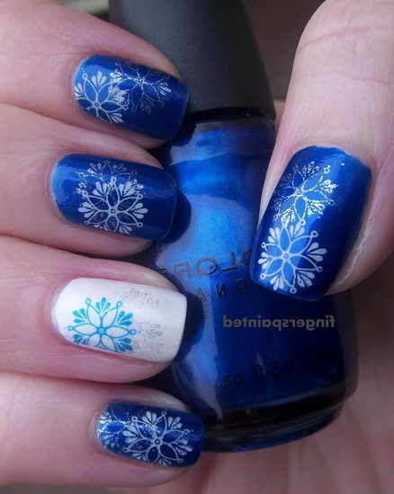 blue-winter-nails-30_17 Unghii albastre de iarnă