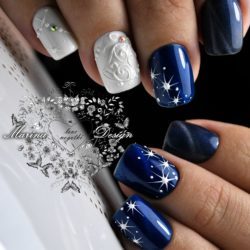 blue-winter-nails-30_18 Unghii albastre de iarnă