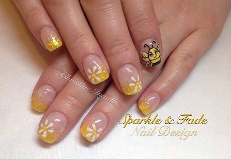 bumble-bee-nails-designs-20_15 Bumble Bee cuie modele