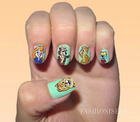 cool-fingernail-art-50_9 Arta rece a unghiilor