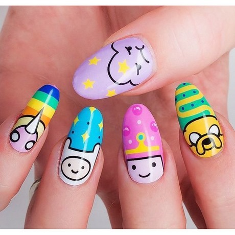 decorated-nails-ideas-95_15 Idei de unghii decorate