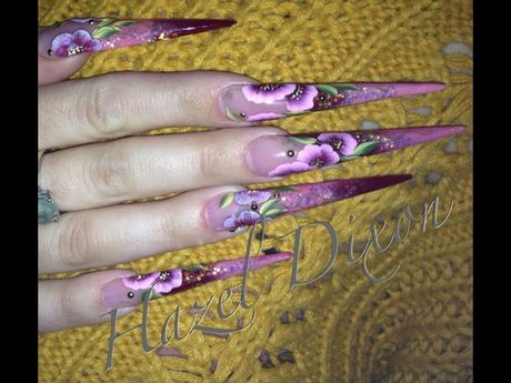 decorated-nails-ideas-95_16 Idei de unghii decorate