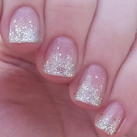 french-nails-glitter-19_7 Franceză unghii sclipici